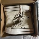 Converse Cream High Top Sneakers Photo 0