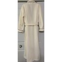 Lands End Sherpa Fleece Big Fluffy Cream Robe Size M Has Pockets Size M Photo 6