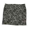 Lane Bryant  Women Plus Size 28 Skirt Black White Pencil (8-323) Photo 0