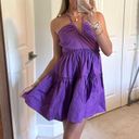 Amazon Purple Mini Dress Photo 0