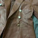 Marc New York  Leather blazer / chocolate / small NWT Photo 3