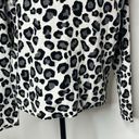 Tahari  size Large Mock neck knit sweater in Leopard Print Photo 1