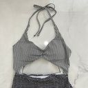 Aerie Black and White One Piece Swim Photo 1