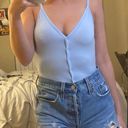 PacSun Baby Blue Bodysuit Photo 1