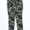 Pilcro  High Rise Skinny Camo Corduroy Pants Button Fly Green Size 27 Photo 0
