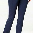 Tommy Hilfiger NWT Radcliffe Navy Blue Linen Blend Relaxed Ankle Pants Photo 0