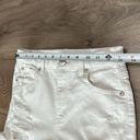 American Eagle  Curvy High Rise White Shortie Stretch Jean Shorts Size 2 Photo 5