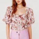 For Love & Lemons  Houston Lace Up Blouse Photo 0