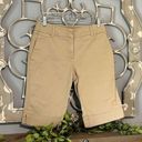 New York & Co. Khaki Shorts Bermuda Chino Womens 4 Photo 1