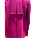 Banana Republic  Classic Peacoat Raspberry Size M Y2K Quiet Luxury Preppy Fall Photo 12