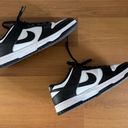 Nike Dunk Low Black & White Shoes - Women Size 8 Photo 2