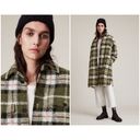 ALLSAINTS 💕💕 Tia Plaid Wool Blend Shirt Jacket ~ Green Check Print ~ US 4 NWT Photo 1