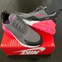 Nike New  Air Max 270 GS Smoke Grey Hyper Pink Photo 2