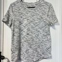 Lululemon  Long Distance short sleeve tiger space dye black and white top Photo 5