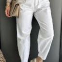 Something Navy  White Capri Jeans. Revolve Brand Size 8 Photo 1