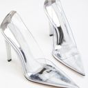 Good American GOOD‎ AMERICAN Cinderella Pumps Glass Clear Size 8 1/2 New Photo 5