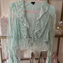 NBD Amie Blouse In Mint Green Size S Photo 1