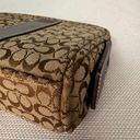 Coach Brown Signature Print Micro C Makeup Cosmetic Case Pouch NWOT w/Dust Bag Photo 8