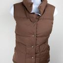 Polo  Jeans Brown Blue Women Reversable Down Puffer Vest M Photo 0