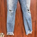 One Teaspoon  Freebirds II Low Waist Skinny Light Wash Step Hem Jeans Size 26 Photo 5