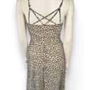 Abercrombie & Fitch Animal Print Midi Dress Leopard Cheetah Size Small Photo 3