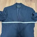 BCBGMAXAZRIA  Striped Executive Martine Blazer Womens Size XXS Single Button Photo 11