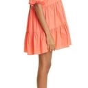 Cinq à Sept  Lynn Tiered Puff Sleeve Dress, Neon Coral Size 6 New w/Tag $365 Photo 2