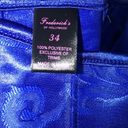 Frederick's of Hollywood NWT  Dream Hourglass Corset in blue floral size 34 Photo 10