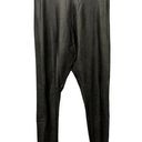 Commando  Control Womens Metallic Pewter Vegan Leather Shaping Leggings Large Photo 0