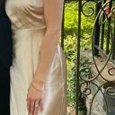 Birdy Grey Satin Gold  Bridesmaid Dress Photo 2