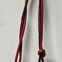 ZARA  Basic Bucket Bag Red Shoulder Bag Purse Y2K Pebble Leather Boho Photo 3