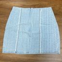 Le lis  Tweed Sky Blue Mini Pencil Skirt Sz XS Photo 1