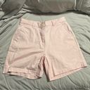 Ralph Lauren Lauren  Vintage High Rise Cotton Shorts Light Pink Women's Size 10p Photo 0