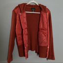 Lane Bryant Amazing vintage  quilted knit bomber style sweater jacket 18/20 Photo 7