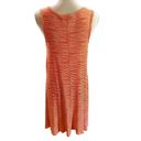 Philosophy NWOT -  Tank Stretchy A-line orange Striped Dress Sz L Photo 1