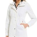 Hunter  Original Smock Cotton Rain Jacket Coat White Small Photo 0