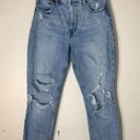 Abercrombie & Fitch Curve Love The Skinny High Rise SZ 27 / 4 Distressed Raw Hem Photo 0