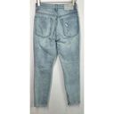 One Teaspoon  Blue Trashed High Waist Freebird Rigid Skinny Leg Denim Jeans 25 Photo 4