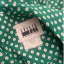 Leslie Fay  Dresses SZ 16 Vintage green and white belted dress Photo 6