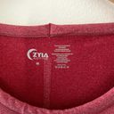 Zyia  Shirt Womens Medium Red Long Sleeve Activewear Running Workout Gym Yoga Photo 2