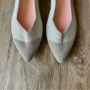 Rothy's NWOT ROTHY’S the point flats in diamond metallic gold white size 8.5 Photo 2