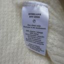 Everlane NWT  The Alpaca Waffle-Stitch Polo Sweater in Snow Pullover M Photo 4