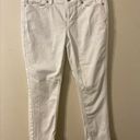 J.Jill Womens  Authentic Fit Slim Ankle White Jeans Size 2 Petite Short Photo 0