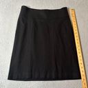 CAbi  Skirt Womens 4 Black Straight Pencil Knee Length Stretch Skirt Photo 4