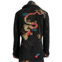 Mandalay Embroidered Suede leather Duster Trench Coat Size 6 NWT Photo 10