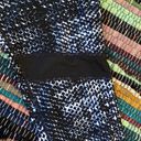 DKNY Patterned Mesh Panel Cropped Leggings Size Small Photo 4