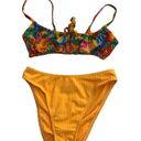 Target Orange Floral Bikini Set  Photo 0