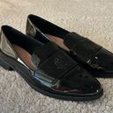 Taryn Rose  Women's 6.5B Blossom Patent Leather Loafers Black  Office Academia Photo 0