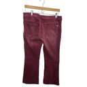 Pilcro  Anthropologie Icon Flare Corduroy Pants Women's 30 Burgundy Y2K Photo 7