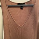 Forever 21 Ribbed Brown Midi Dress Photo 1